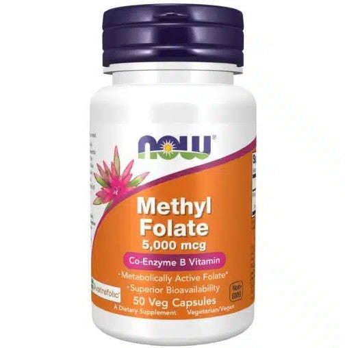 NOW Foods Methyl Folate 5,000mcg - 50 vcaps