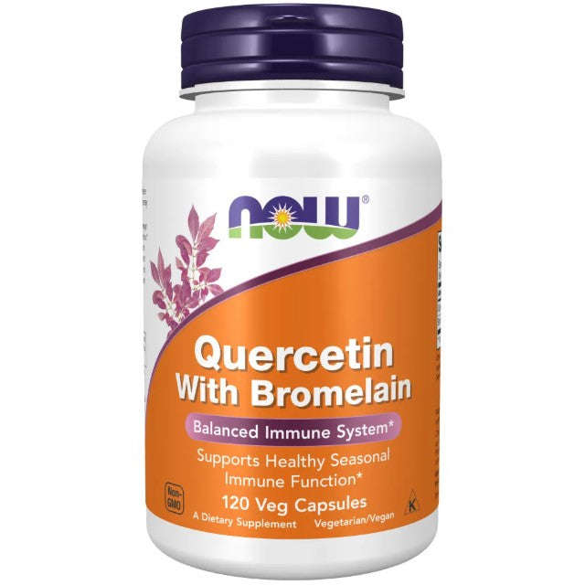 NOW Foods Quercetin with Bromelain - 120 Veg Capsules