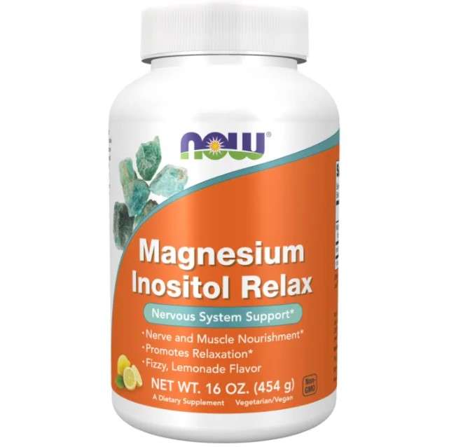 NOW Foods Magnesium Inositol Relax Powder - 16 oz.