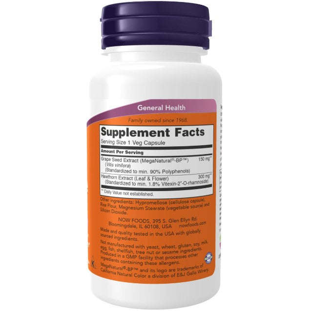 NOW Foods Blood Pressure Health - 90 Veg Caps