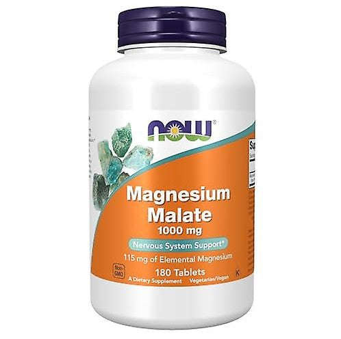 NOW Foods Magnesium Malate 1000 mg - 180 Tablets