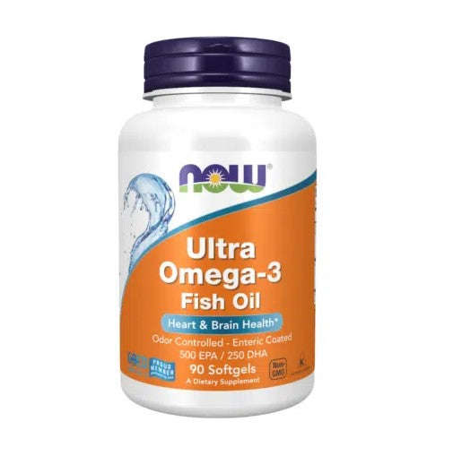 NOW Foods Ultra Omega-3 (Bovine Gelatin) - 90 Softgels
