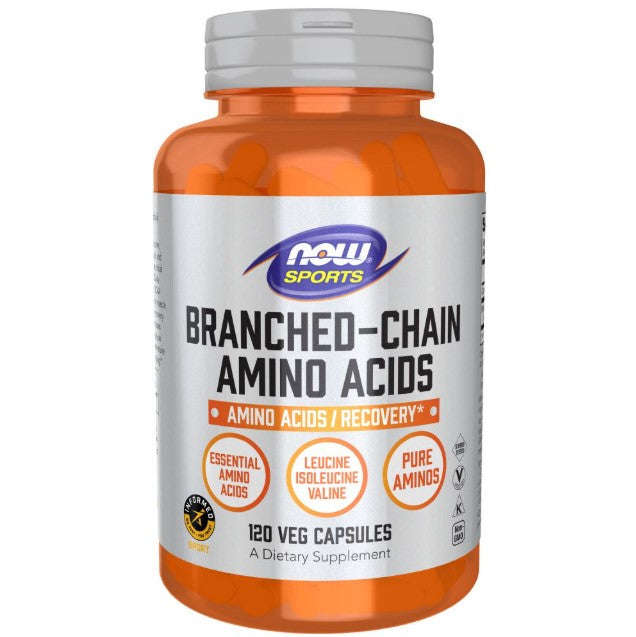 NOW Sports Branched Chain Amino Acids - 120 Veg Capsules