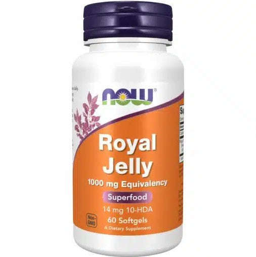 NOW Foods Royal Jelly 1000mg - 60 Softgels