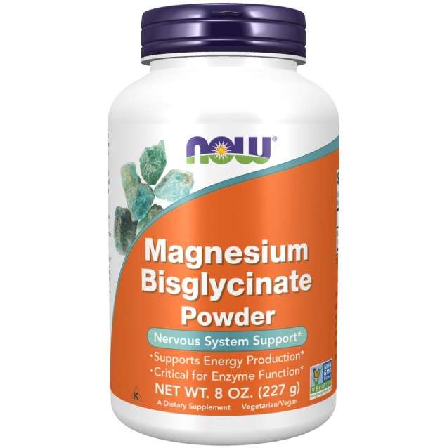 NOW Foods Magnesium Bisglycinate Powder - 227g