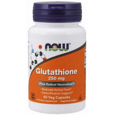 NOW Foods Glutathione 250 mg - 60 Veg Capsules