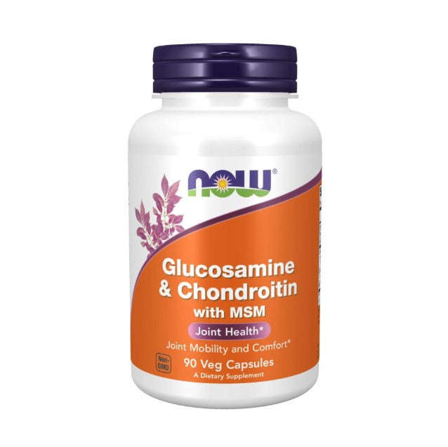 NOW Foods Glucosamine & Chondroitin with MSM - 90 Veg Capsules