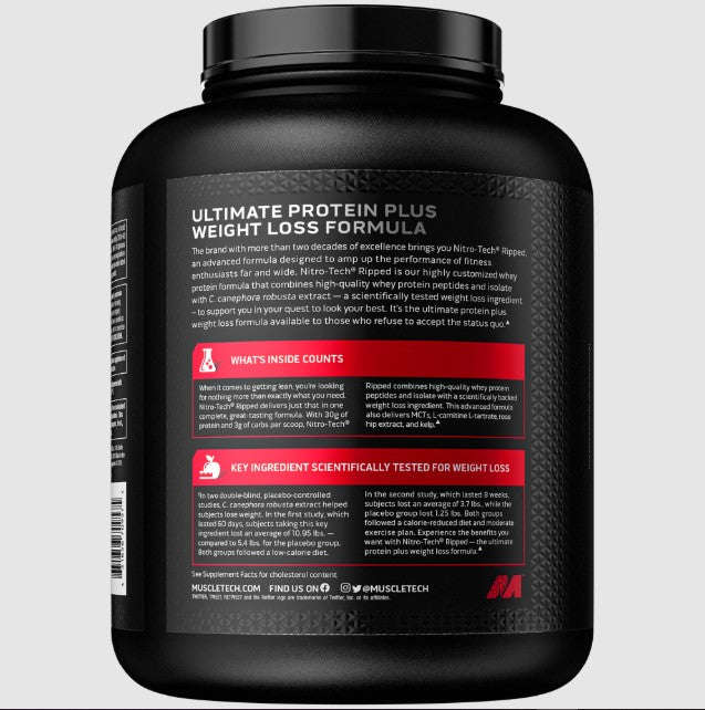 MuscleTech Nitro-Tech Ripped Performance Series - 4lbs (1.81kg)