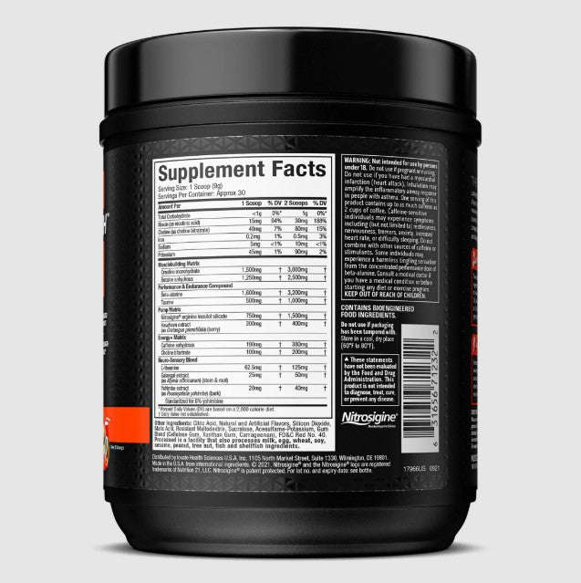 MuscleTech Vapor X5 - 272g