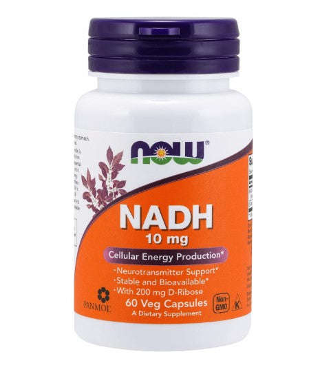NOW Foods NADH 10 mg - 60 Veg Capsules