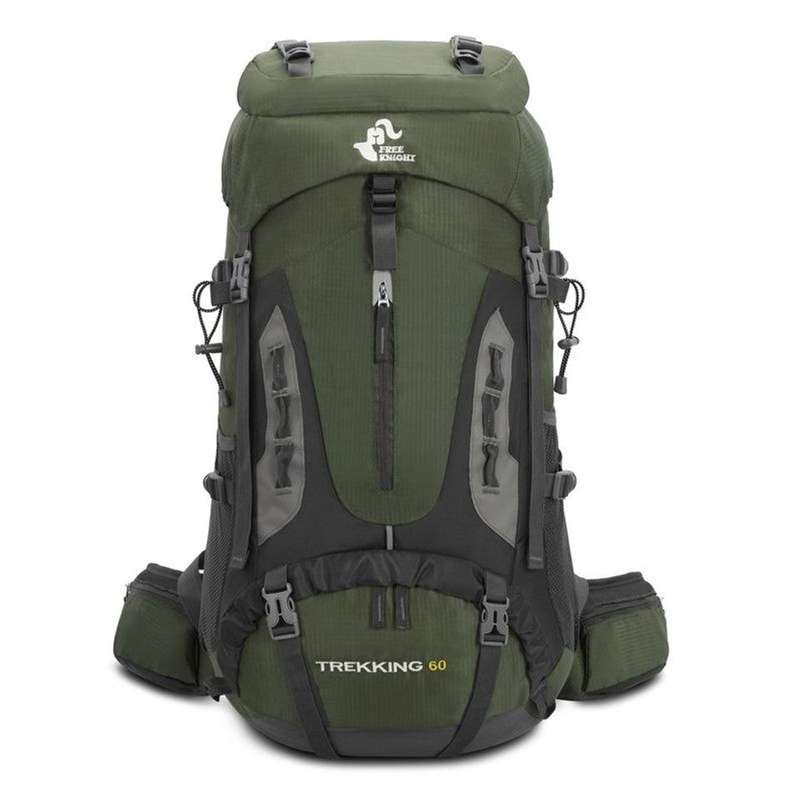 Free Knight FK0397 60L Water Resistant Camping Backpack with Rain Cover