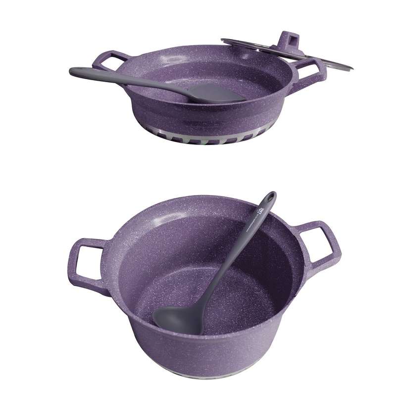 Bosch Regina Die Cast Aluminum Non-Stick 10 Piece Cookware Set & 3 Utensils
