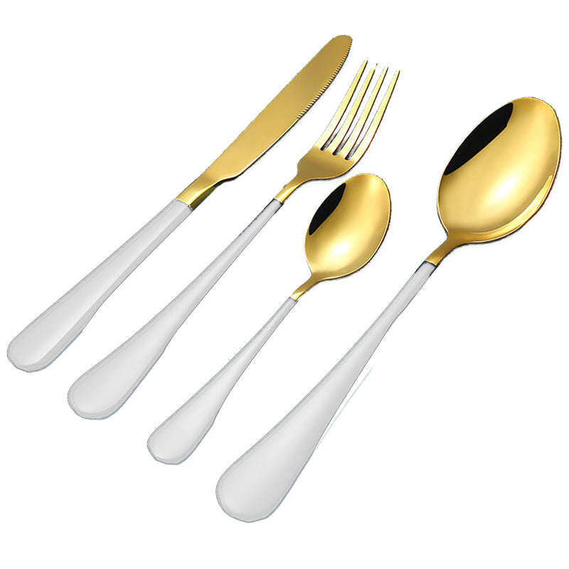 LMA 24 Piece Two-Tone Cutlery Dinner Set in PVC Pack
