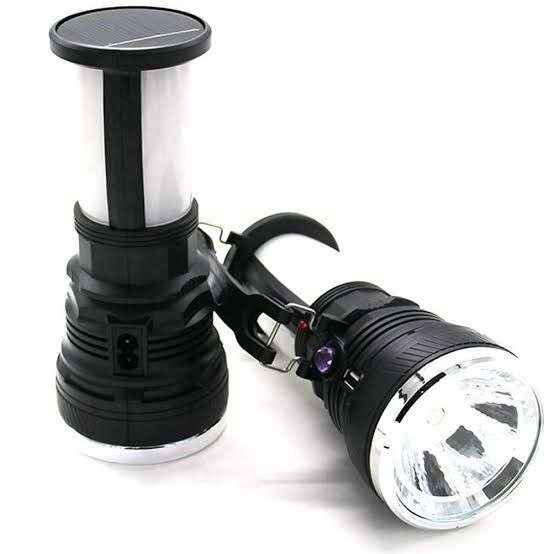 1pc Multifunction Solar Rechargeable Portable Lamp