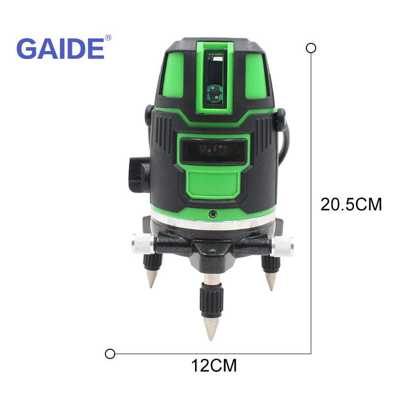 Self-Leveling Rotating Laser Level Green Crosshair 360 Degrees