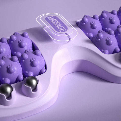 Foot Massage Roller Feet Reflexology Body Stiffness Yoga Fitness Training Muscle Relaxation Massager