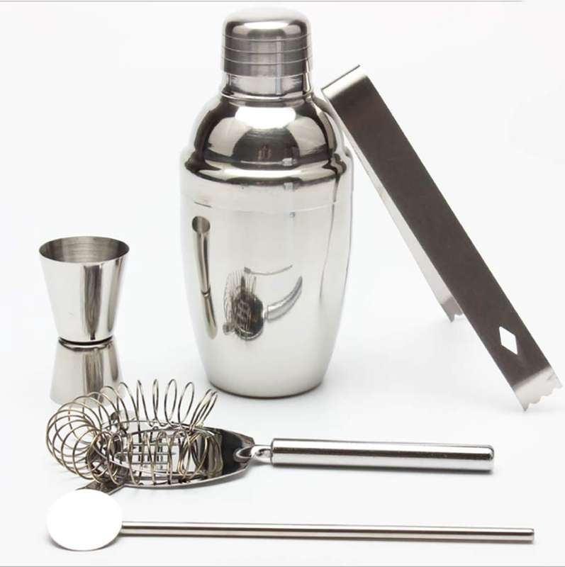 5-Piece Wine and Cocktail Mixing Bar Set, Bartender Kit Home Cocktail Mixology Tool Kit, Large 25 oz