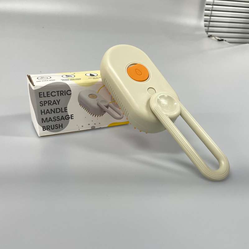 Customized 3 In 1 Electric Pet Bath Silicone Massage Steam Brush