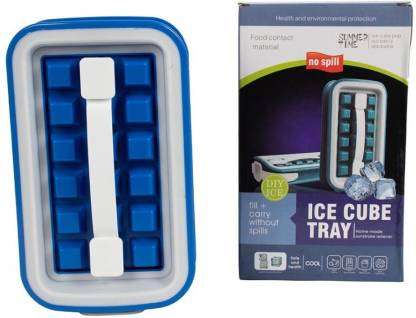 Blue Silicone Ice Cube Tray