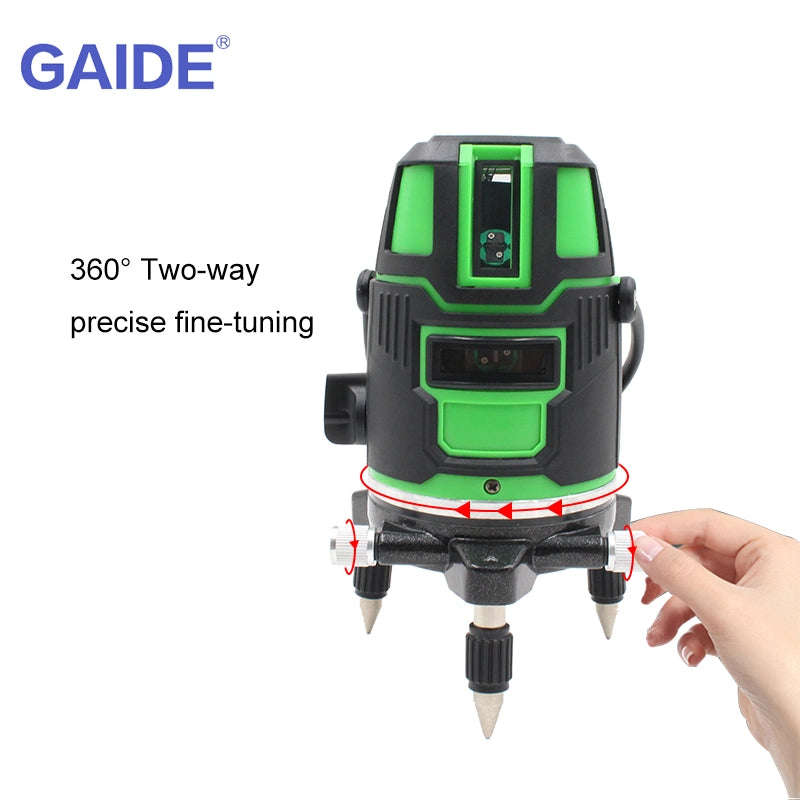 Self-Leveling Rotating Laser Level Green Crosshair 360 Degrees