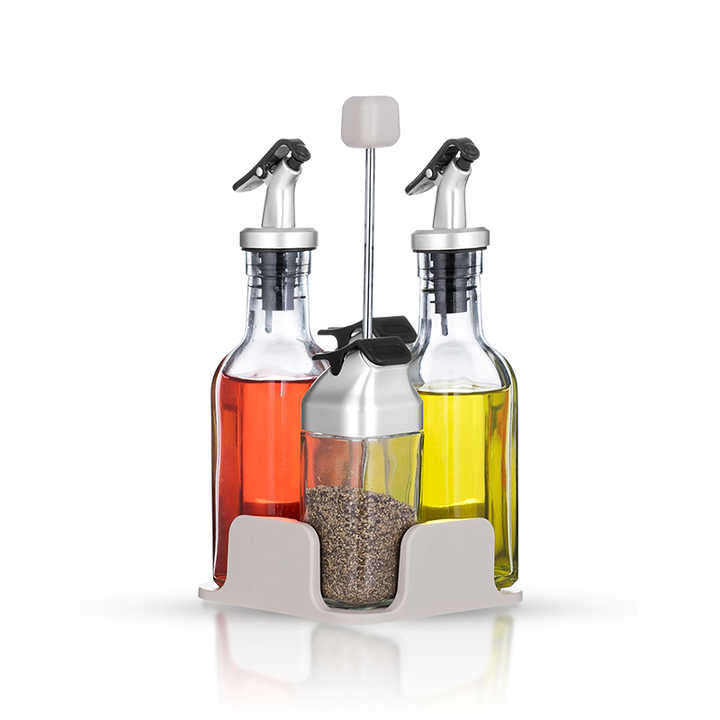 SALAD DRESSING SET RACK STAND
