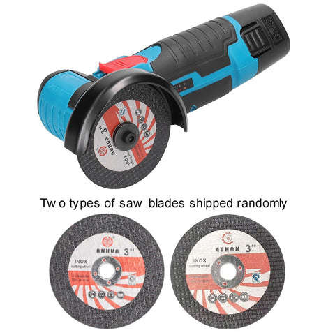 Toplionace 19500RPM 12V Rechargeable Mini Angle Grinder 800W Handheld Lithium Battery Cordless Poli