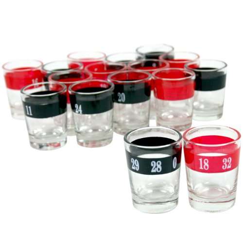 Spin N Shot Roulette Drinking Game bar drinkstuff Roulette Wheel Drinking Game 16 Shot Roulette D