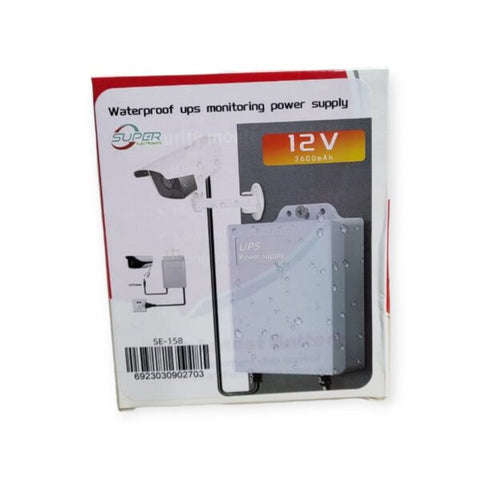 Waterproof 3600mah Backup Power Supply 12V