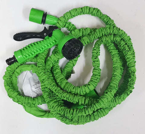 50FT Extra Long Retractable Expandable Magic Garden Hose Pipe & Spray Gun