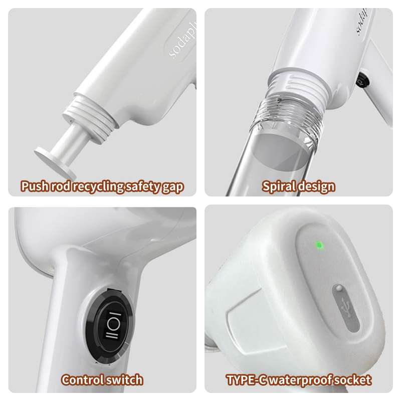 Noodle Maker Portable Electric Pasta Machine Automatic Home Wireless Pasta Machine Handheld Spaghett