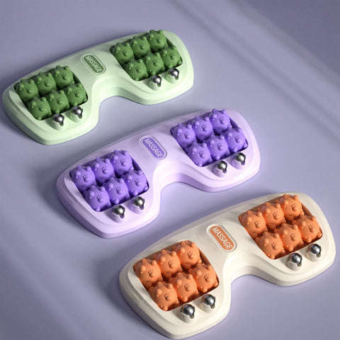 Foot Massage Roller Feet Reflexology Body Stiffness Yoga Fitness Training Muscle Relaxation Massager