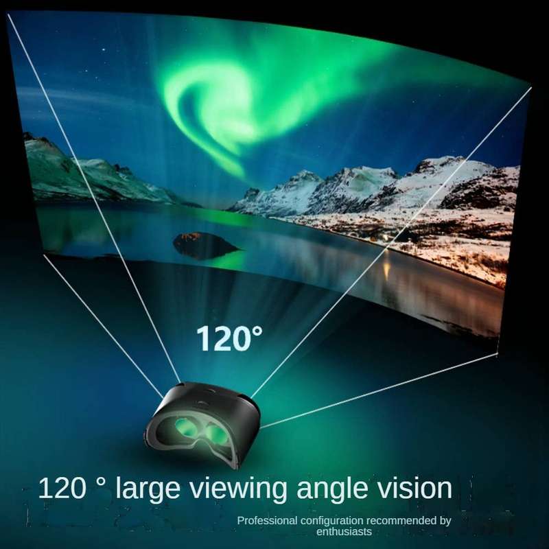 Blue Lens VR Headset with Controller|VR Box Virtual Reality 3D Goggles for All Series iPhone&Android
