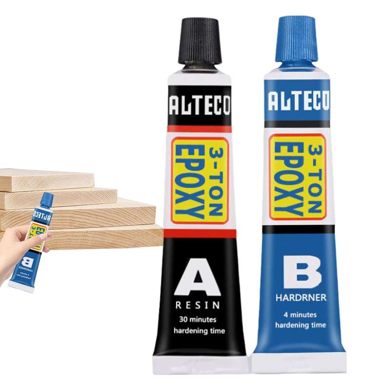 Glue Epoxy Slow Drying Glass Glue Clear Repair Oil Resistant Waterproof Ab Epoxy Glue for Wood