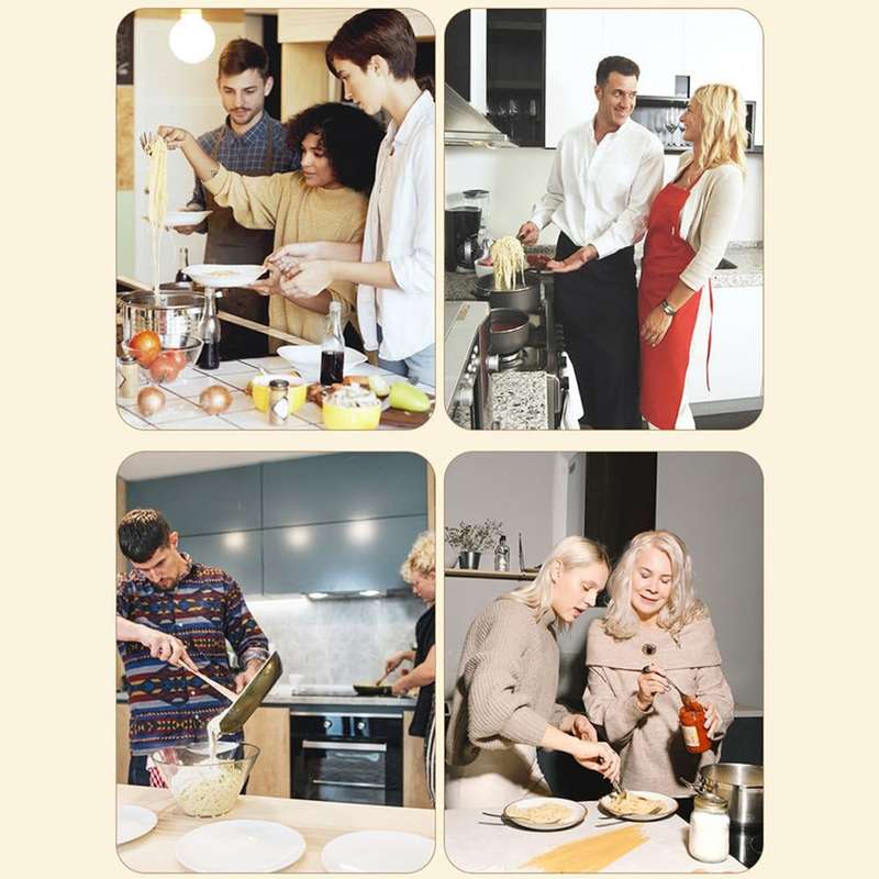 Noodle Maker Portable Electric Pasta Machine Automatic Home Wireless Pasta Machine Handheld Spaghett