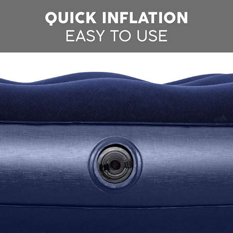 1.85m x 76cm x 22cm Single Mattress Air Bed For Camping