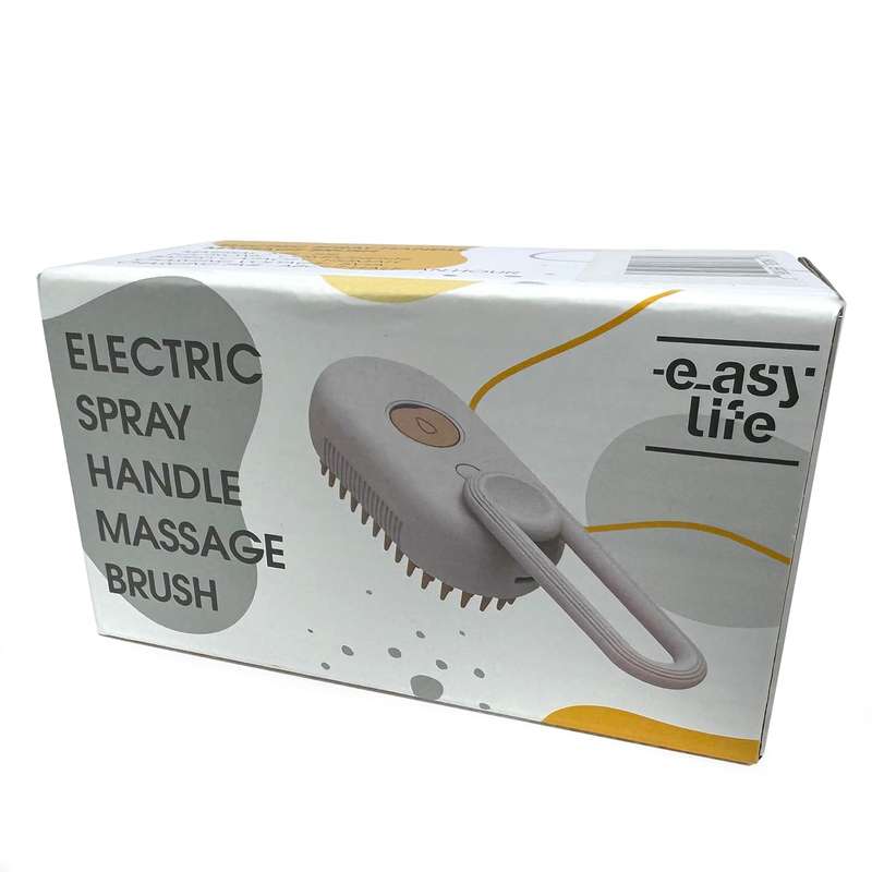Customized 3 In 1 Electric Pet Bath Silicone Massage Steam Brush