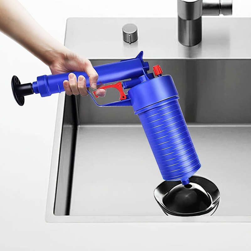 High Pressure Drain Blaster Gun Powerful Clog Remover for Toilets Sinks and Showers