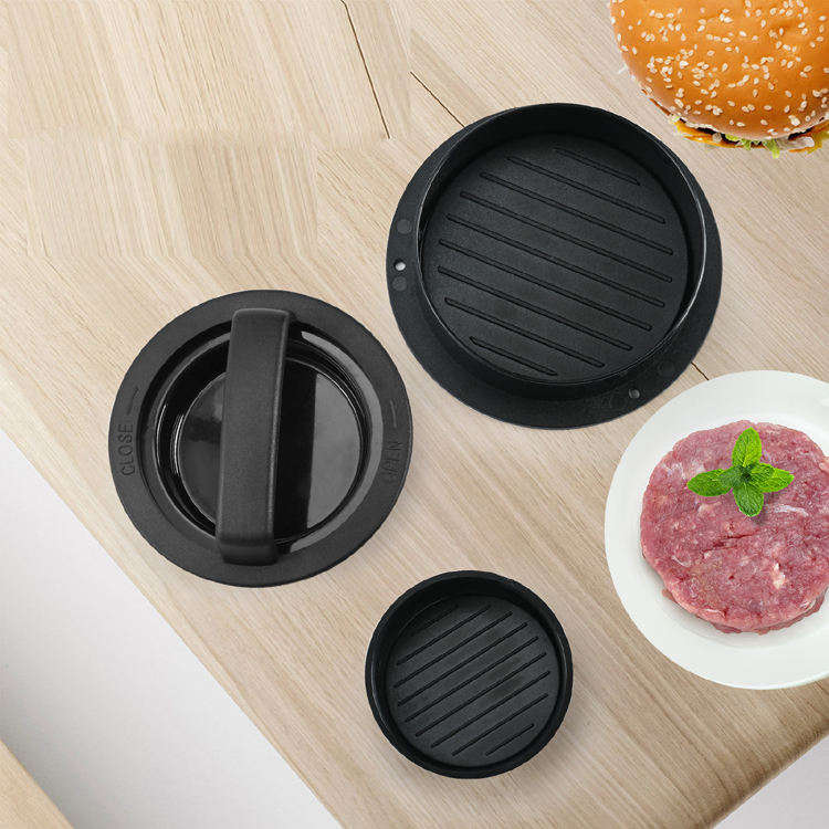 Press Burger 3 in 1 Burger Patty Maker Plastic Manual Stuffed Burger Press