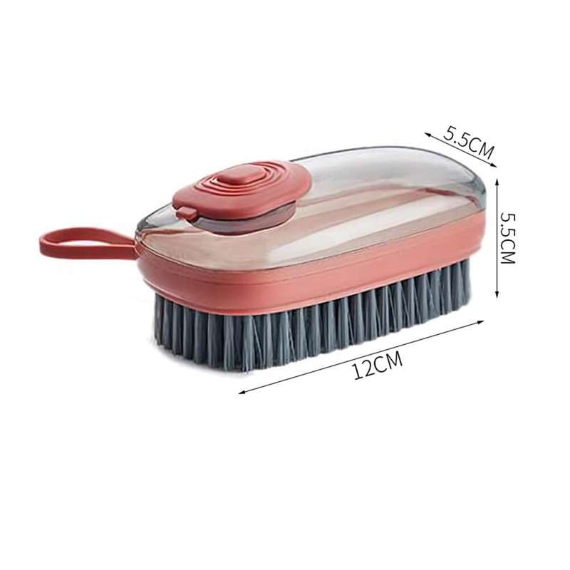 Home Multi Hydraulic Cleaning Brush 3 in 1 Automatic Liquid Addition Soft Bristle Laundry Brush wit