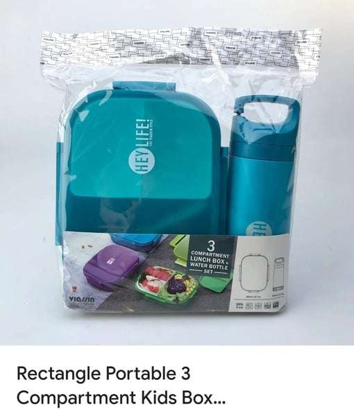 Hey Life Lunch Box & Water Bottle Set