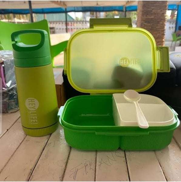 Hey Life Lunch Box & Water Bottle Set