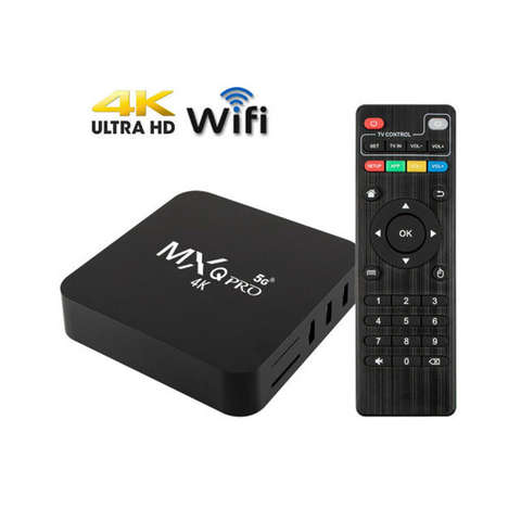 4K Ultra HD MXQ Pro 64-bit Wifi Android 7.1 Quad Core Smart TV Box Media Player