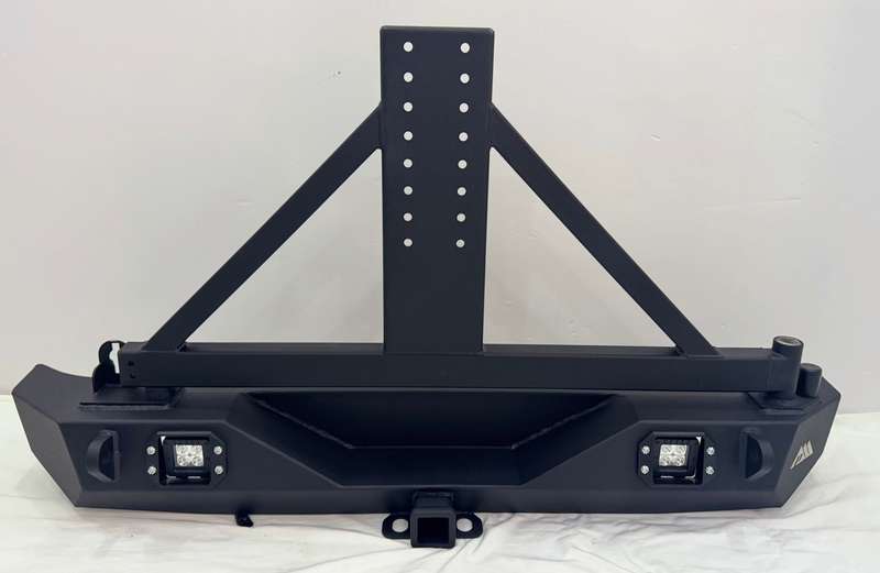 Jeep Wrangler Rear Steel Bumper And Tire Carrier H/D 2007-2018