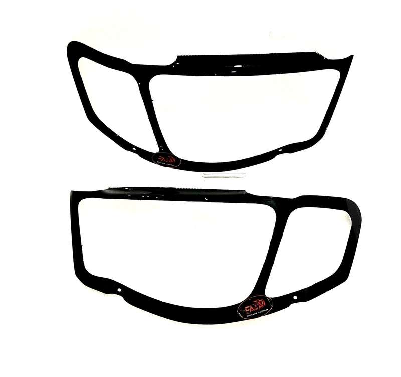Triton 07-14 Gloss Black Headlight Shields