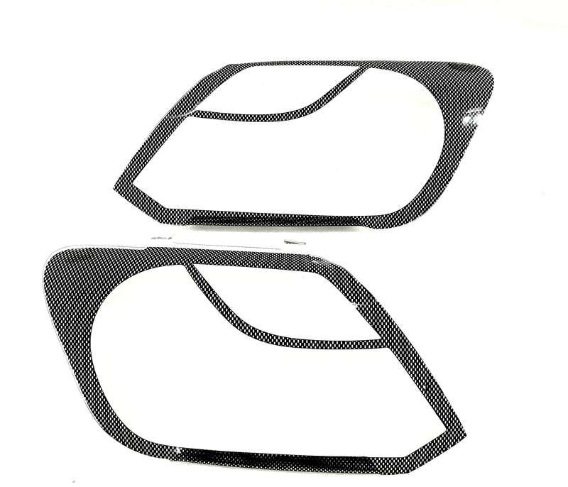 VW Amarok carbon headlight shield set 10-16