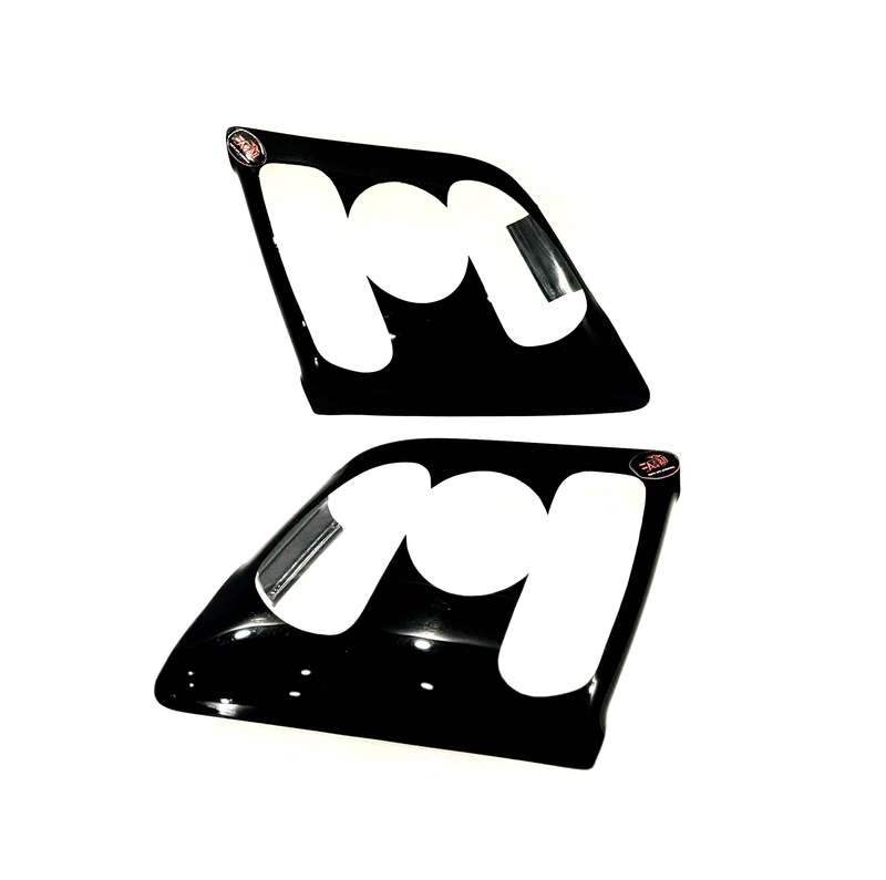 Isuzu 08-11 Gloss Black Headlight shields