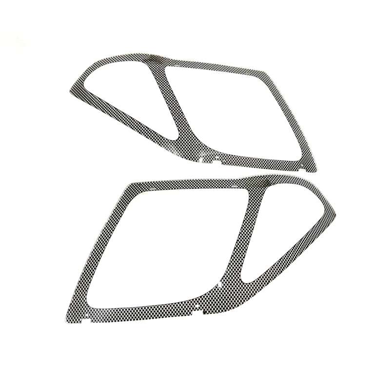 Nissan Navara carbon headlight shields 2005-2010