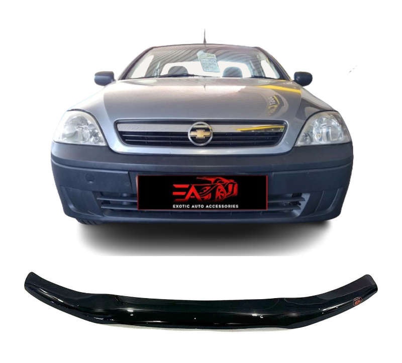 Opel Corsa Utility Gloss Black bonnet guard 2008+