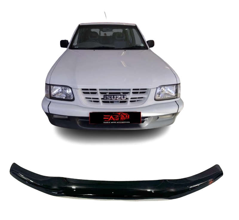 Isuzu KB Gloss Black bonnet guard 1997-2003