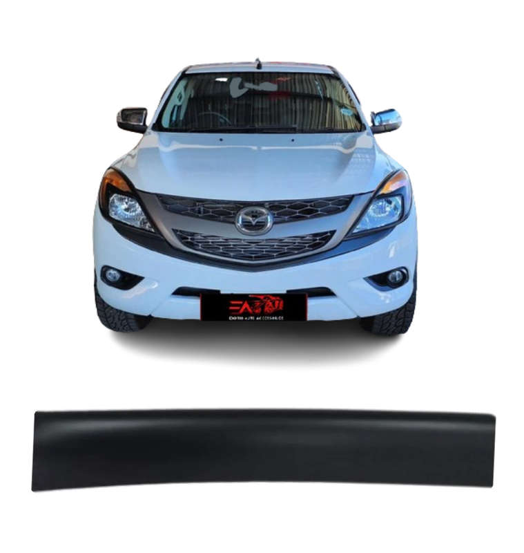 Mazda BT 50 Matt Black bonnet guard 2012-2021
